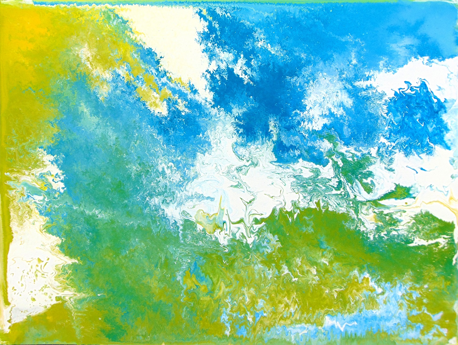 Earth I (oil on canvas paper, 75cm x 56cm)